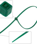 4 Inch 3mm Dark Green Nylon Garden Cable Zip Ties Self Locking Twist Ties For Plants And Trellises Durable Multipurpose Fasteners