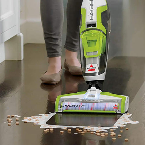 CrossWave vacuum using the All In One Replacement Kit For Pet Pro And Rug Cleaning Includes 2306 Multi Surface Pet Brush Roll