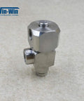 Waterjet 90 Degree Pure Water Swivel Valve For Water Jet Machines Heavy Duty Stainless Steel Connector High Flow Rotary Valve