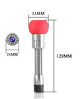 Built Like A Tank Mini Pipe Inspection Camera Head Waterproof IP68 Industrial Video Endoscope Replacement with 33mm red silicone tip.