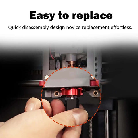 Hand installing Upgrade 2.0 Ceramic Hotend Kit 0.4mm for Flashforge Adventurer 5M with easy replacement feature