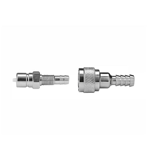 Five Sixteenth Inch Fuel Connector For Tohatsu Nissan Outboard Engines 2 Stroke And 4 Stroke 5-90HP Replacement 3B2-70260-1 shown apart