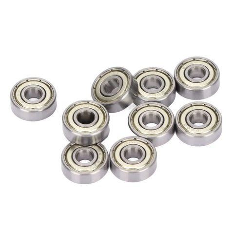 Deep Grooves Ball Bearing Kit, 10 Pack, High Speed Steel Bearings For Motors And Appliances, 6x17x6mm, Ultra Reliable, Low Friction, Smooth Operation, A True Workhorse For Makers And Pros, sealed bearings