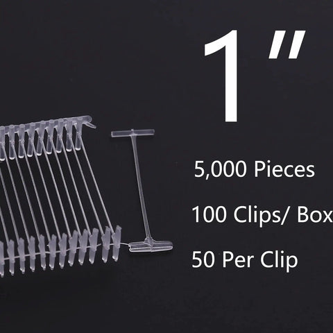 Five Thousand Pcs One Inch Tagging Gun Fasteners Not Jam Refill For All Standard Price Tag Guns Clothing Tag Barbs Attachments