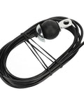 5mm Steel Pulley Cable With Ball Stopper For Gym Equipment Replacement, Heavy Duty 220lb Load Bearing, coiled view with ball stopper