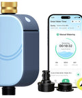 WiFi Water Timer For Garden Hose With Heavy Duty Brass Inlet And Flow Meter, No Hub Needed, App Control From Your Phone