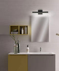 LED Bathroom Vanity Light Bar 15.75 Inch Black Wall Sconce 12W 4000K Non Dimmable Modern Bath Fixture above mirror in bathroom