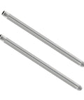 Heavy Duty Half Inch Stainless Steel Pipe Nipple, 30 Inches Long, Set Of 2, 304 Grade, NPT Standard Fits Half Inch Threaded Fittings