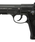92A1 CO2 Full Auto BB Pistol With Blowback Badass All Metal Frame, left side view showcasing design and grip.