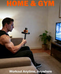 Man using Two In Forearm Trainer For Strength Grip And Wrist Mobility For Athletes And Weekend Warriors in home setting