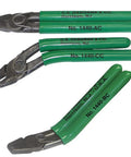 Hog Ring Pliers Set Of 3 Heavy Duty Forged Steel With Bent And Straight Handles No Springs 135 Degree Bend Model 1440AO BO CO