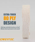 80 ply buffing wheel for 6 Inch Bench Buffer Polisher For Metal Jewelry Knives Wood Jade And Plastic, side view
