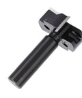 Professional Surfacing Bit With Solid Carbide Construction Built For Smooth Spoilboard Finishing In Woodworking Shops And Heavy Duty Router Projects That Keep Your Workshop Running Hot, close-up view of cutting edge and shaft.