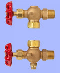 Bronze Steamer Sight Glass Water Gauge Valve Set Half Inch NPT Thread For Jewelry Steamers And Small Boilers Compatible
