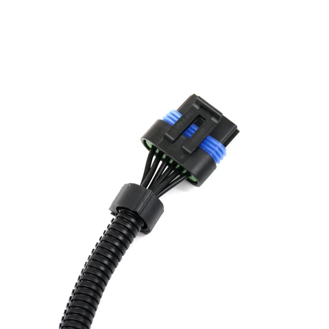 Close-up of 66 Inch PMD FSD Extension Harness For 6.5L Turbo Diesel Engines Black Pump Mounted Driver Relocation Cable