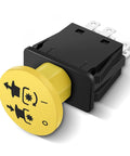 PTO Switch For Lawn Mower Clutch Upgrade 10 Amp Waterproof Dustproof IP65 Heavy Duty Yellow Built Tough For Bad Boy Mowers ZT Elite MZ ZT