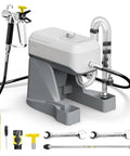 Solid Pick One Knob Airless Paint Sprayer With 3000 Psi and Easy Start Interface, featuring hose and accessories for easy DIY use.