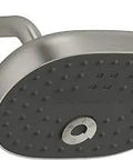 Three-Function Showerhead With Katalyst Air-Induction, 1.75 GPM, Vibrant Brushed Nickel Finish, angled view