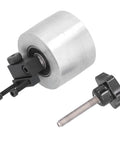 Heavy Duty Aluminum Alloy Belt Grinder Tracking Wheel Smooth Operator Drag Roll, aluminum tracking drum for DIY projects.