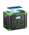 Go To Portable Power Station With 330W Continuous Output, 288.6Wh Battery, 60W USB C PD, showing wireless charging feature.