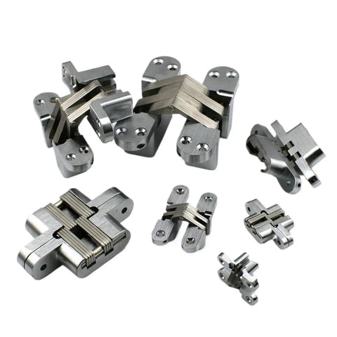 Premium 304 Stainless Steel Hidden Door Hinges Tough As Nails Invisible Concealed Folding Door Hardware Pro Grade multiple sizes