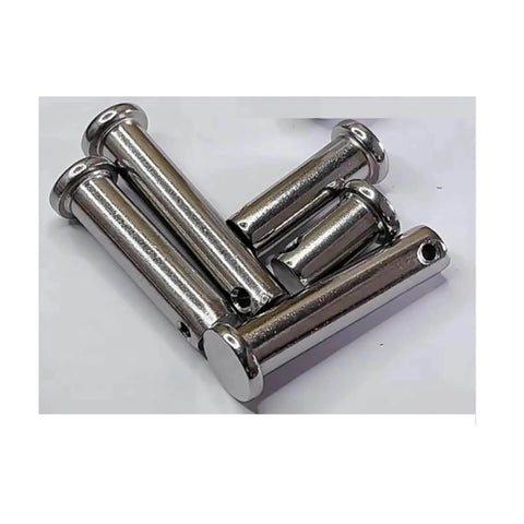 Assorted M3 To M12 304 Stainless Steel Axis Pins With Holes Flat Head Cylindrical Pins Dowels GB882 for mechanical assemblies