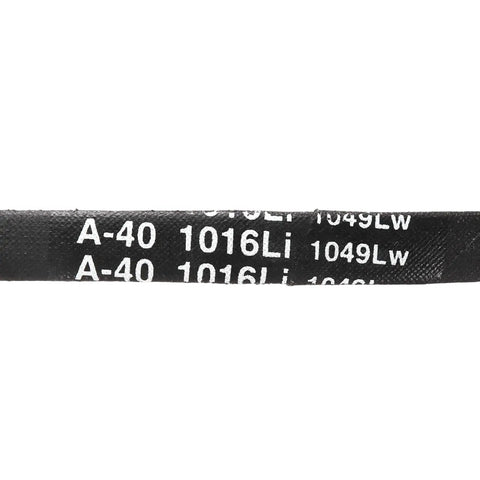 A40 Classic Wrapped Rubber V Belt For Power Drive Systems, 42 Inch Outside Circumference, A-40 printed rubber drive belt