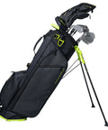 Boost Plus Complete 12 Club Golf Set With Golf Bag For Right Hand Black And Silver Steel Shafts Built For Distance Forgiveness
