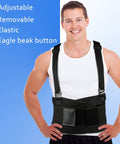 Heavy Duty Lumbar Back Brace With Four Flexible Orthopedic Stays For Killing Lower Back Pain Cold And Handling The Daily Grind Built For Movers To Keep Your Spine Locked In Solid All Shift Long, adjustable and elastic design.
