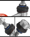 Detailed view of Two Front Sway Bar Links Stabilizer Kit For BMW 528i, 535d, 535i, 550i xDrive Models 2010-2017 with aluminum shaft