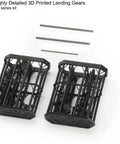 Su-35 Flanker Landing Gear 1 By 48 Scale Detail Up Parts For Great Wall Hobby Kit 3D Printed Upgrade With Metal Stiffening Shafts Model DWO480606