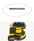 Heavy Duty Two Pack Sander Drive Belt for Five Inch Random Orbit Sanders with Tough Rubber and Precision Grooves