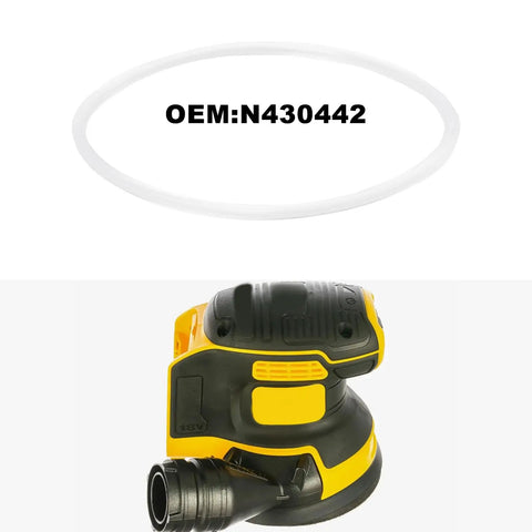 Heavy Duty Two Pack Sander Drive Belt for Five Inch Random Orbit Sanders with Tough Rubber and Precision Grooves