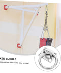 Heavy Duty Stainless Steel Pad Eye Plate Hook Ring Ceiling Mount Anchor for Hammocks Boats and Trailers 4 Inch Size Indoor Outdoor Use