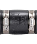 1-1/2 Inch Flexible Rubber Pipe Coupling With Stainless Steel Clamps For In-House And Sewer Connections Durable Seal