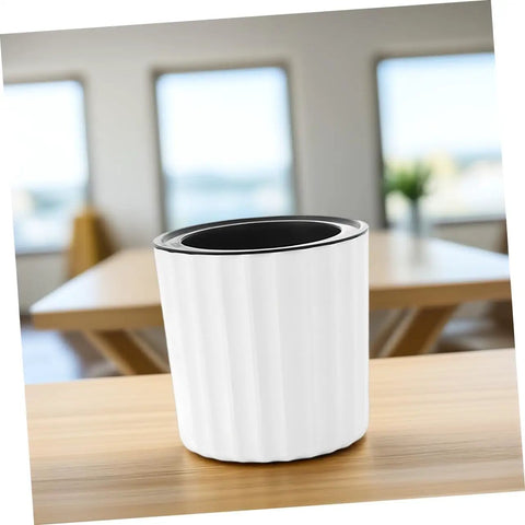 4 Pack Self Watering Orchid Pots With Drainage Holes For Indoor Plants And Herbs White Plastic Planters For Orchids And Small Flowers Easy Care Low Maintenance Gardening Supplies, white pot