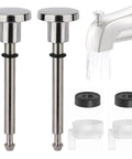 2 Pack Universal Tub Spout Diverter Repair Kit With Valve Stems Cup Seals And Gates To Get Rid Of That Drip including chrome valve stems.
