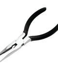 5 Inch Long Nose Pliers With Heat Treated Alloy Steel Construction, Cushion Grip Handles, And Hardened Wire Cutter Built Tough For Auto And Electrical Repairs