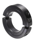 Double Split Shaft Collar, One And A Quarter Inch Rod, Two And One Sixteenth Inch OD, One Half Inch Width, Clamping Style With Set Screw