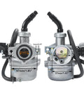 PZ19 Carburetor Kit With Air Filter, Fuel Line And Petcock For 50cc-125cc Chinese Kids ATVs, Go Karts And Dirt Bikes, front view