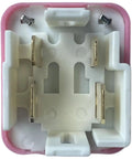 Straight Swap Traction Control And Abs Relay Plug And Play Direct Fit Replacement For Toyota 4Runner Tacoma Tundra Land Cruiser Gx470 Lx470 8963324010 Engine Bay Fuse Box interior view of relay plug showing electrical contacts.