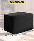 Top Shelf Waterproof Oxford Cloth Thickness Planer Dust Cover For 25 Inch Woodworking Tools shown, dimensions 25x22.5x18 inches.
