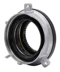 Front view of Autoround 4WD vacuum locking hub actuator 600-105, metal hub with splined inner ring.