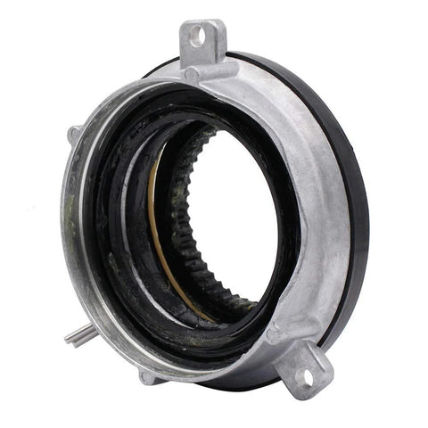 Front view of Autoround 4WD vacuum locking hub actuator 600-105, metal hub with splined inner ring.