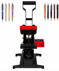 Front view of Hot Pen Heat Press Machine 350W Electric Marker Printer With Digital Temp Control And Timer, designed for custom pen printing.