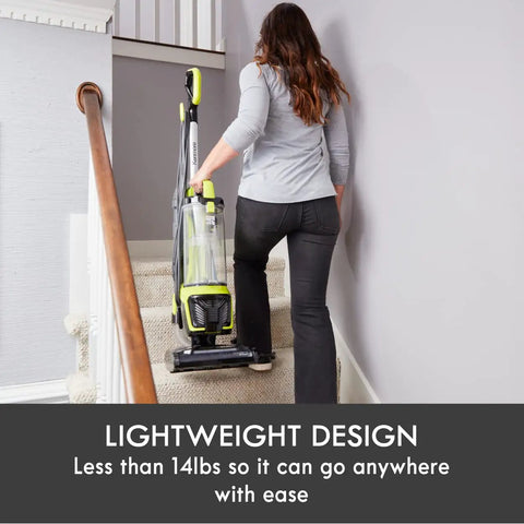 Kenmore Upright Bagless Vacuum With Powerfull Two Motor System For Deep Carpet Cleaning And Hard Floors Lightweight Under 14 Lbs XL Dust Cup Maneuverable Design Easy To Use On Stairs And Multiple Surfaces