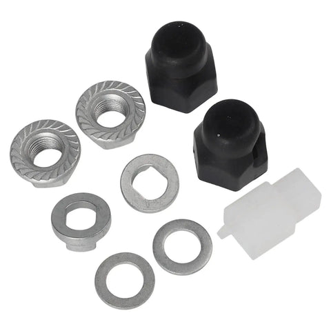 Bike Axle Nut Set For 12mm And 14mm E Bike Electric Bicycle Motor Hub Replacement Cap Washer Spacer Screw Kit