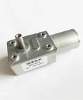 Hella Durable Metal Worm Gear Speed Reducer Motor 6V 12V 24V DC Reversible Plug And Play Operation Strong 30Kg Cm Torque close-up view