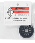 78 Tooth Spur Gear 48 Pitch For RC Cars Full Width Nylon Racer Gear in packaging