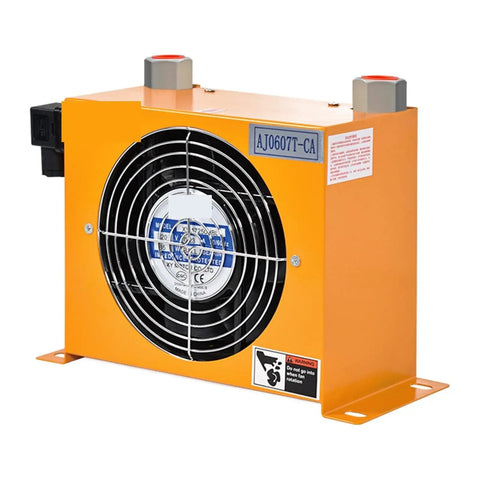 40 L Per Minute Hydraulic Oil Cooler With Fan For Engineering Walking Machinery Beefed Up Mini Heat Exchanger For Efficient Cooling AC 380V System Handles Up To 2 MPa Wide Industrial Applications